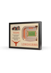 Texas Longhorns 3D Stadium View Wall Art
