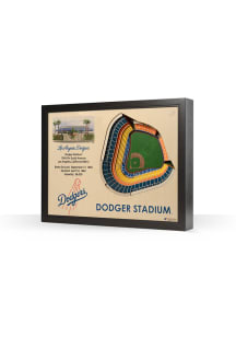 Los Angeles Dodgers 3D Stadium View Wall Art
