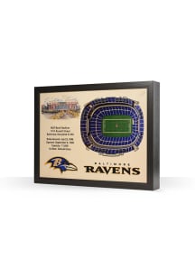 Baltimore Ravens 3D Stadium View Wall Art