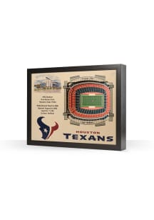 Houston Texans 3D Stadium View Wall Art