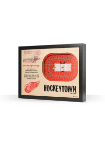 Detroit Red Wings 3D Stadium View Wall Art