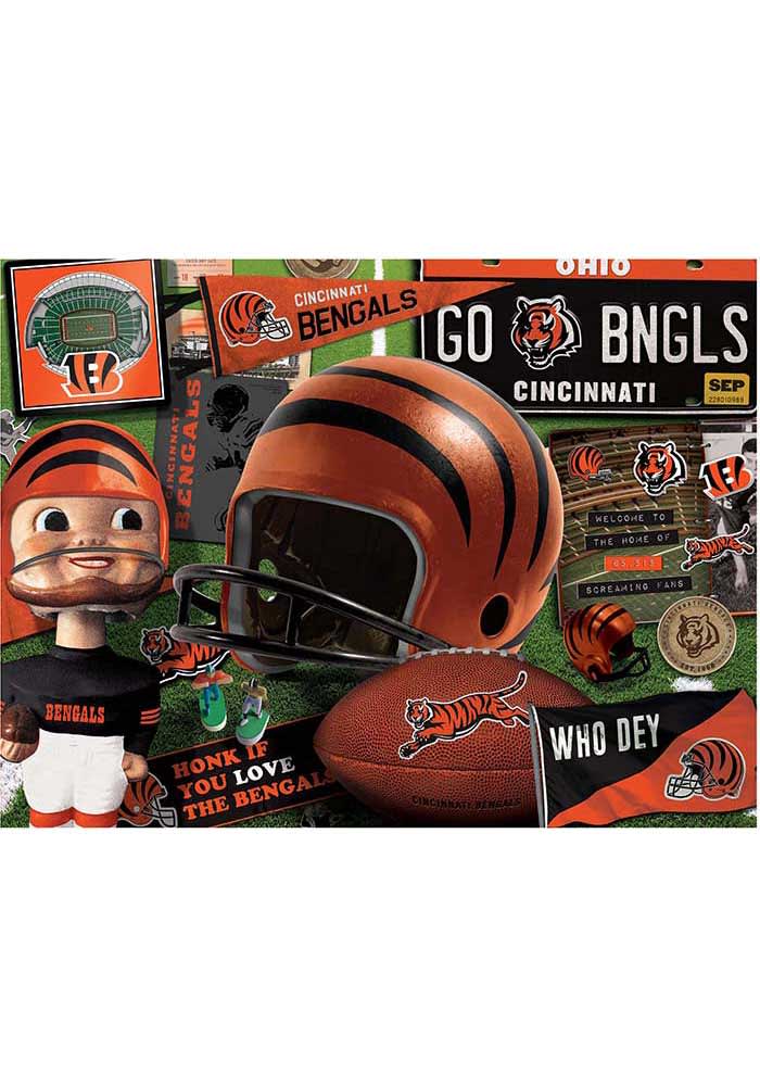 Cincinnati Bengals Retro Puzzle