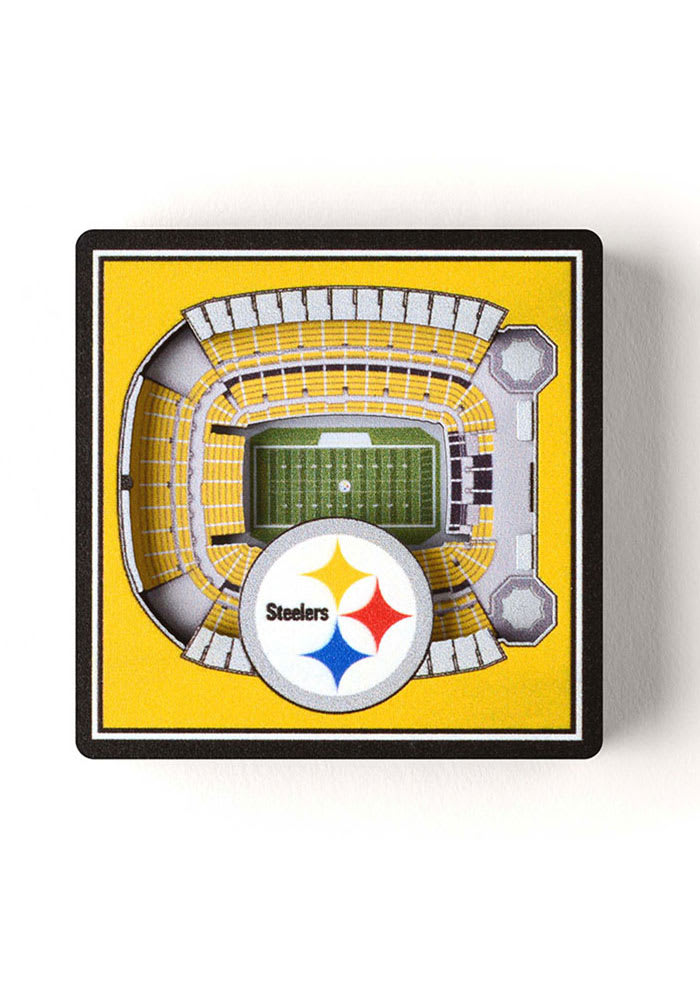 Pittsburgh Steelers 3D Helmet Magnet