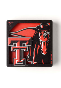 Texas Tech Red Raiders 3D Logo Magnet