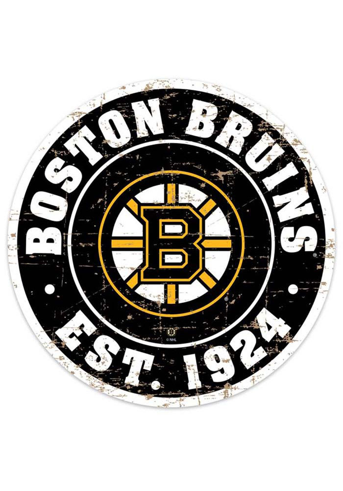 Boston Bruins Vintage Wall Sign