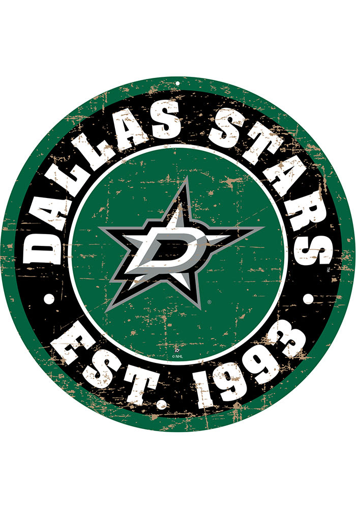 Dallas Stars Vintage Wall Sign