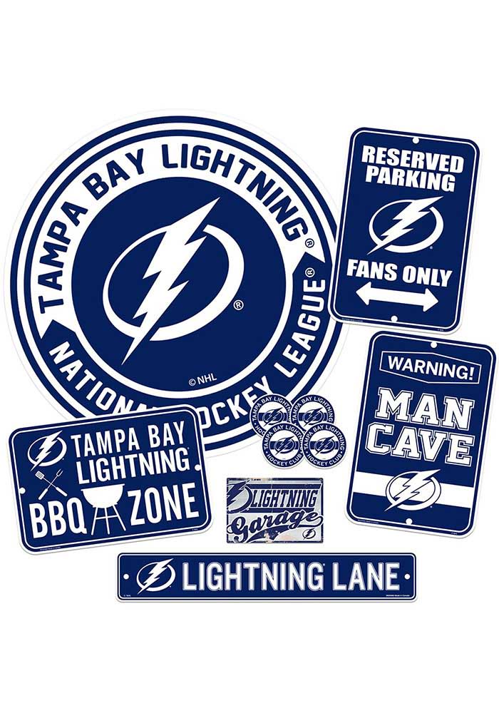 Tampa Bay Lightning Ice Rink - Oval Slimline Lighted Wall Sign