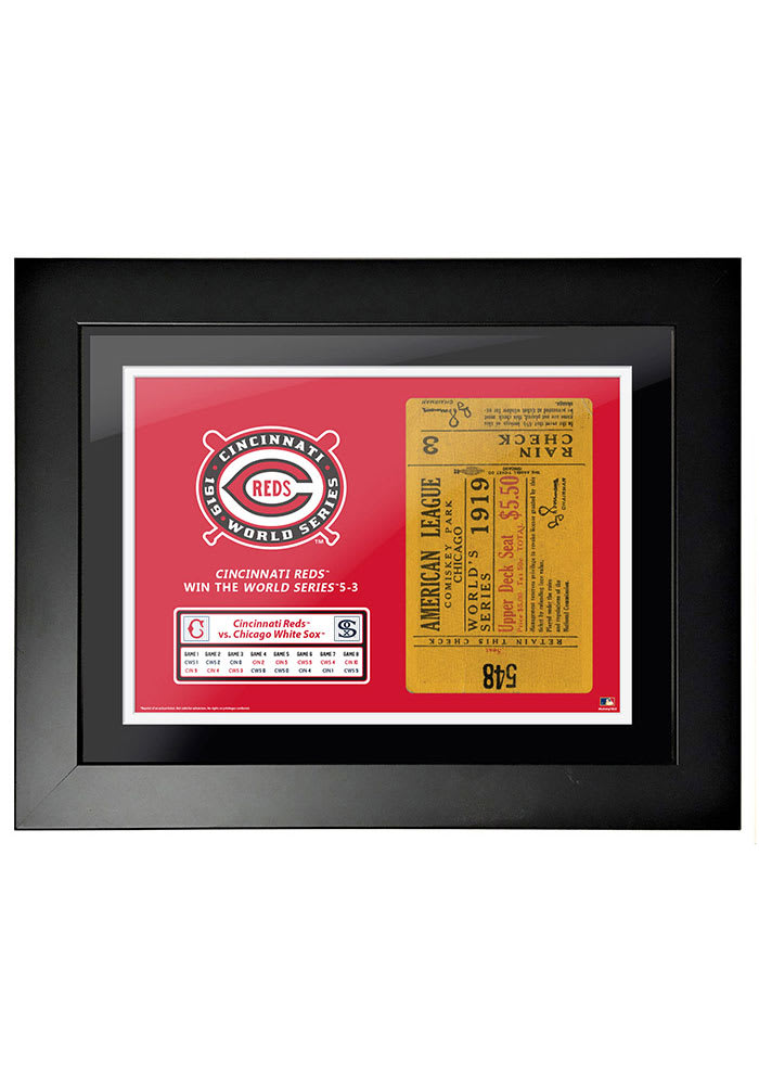 Chicago White Sox 1919 World Series Ticket Framed Posters