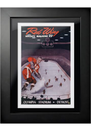 Detroit Red Wings Vintage Program Wall Art