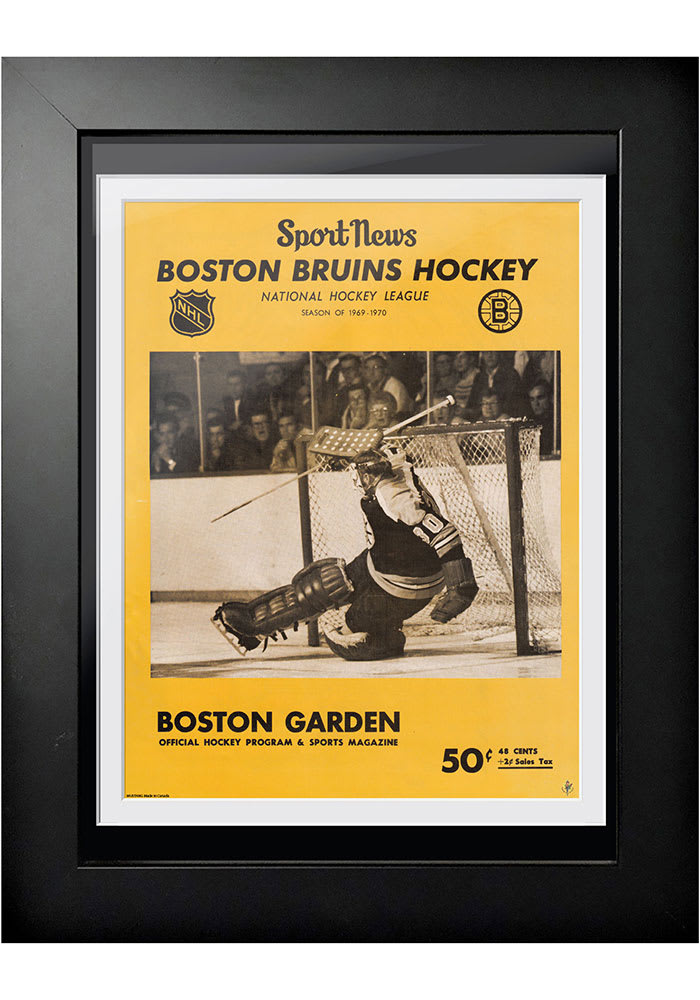Boston Bruins Vintage Program Wall Art