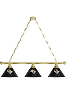UCF Knights 3 Shade Gold Billiard Lamp