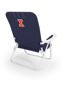 Navy Blue Illinois Fighting Illini Monaco Backpack Beach Folding Chair