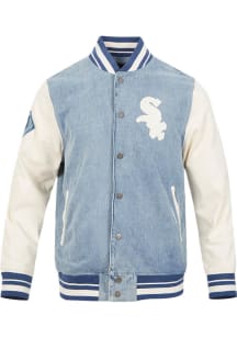 Pro Standard Chicago White Sox Mens Blue Varsity Blues Medium Weight Jacket