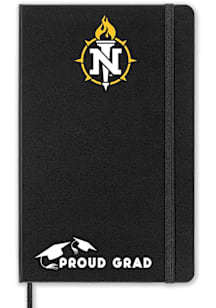 Northern Michigan Wildcats Proud Grad team logo Notebook and Folder - Black