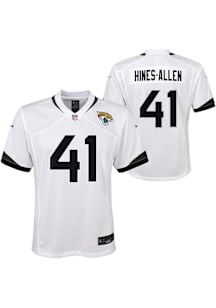 Josh Hines-Allen Jacksonville Jaguars Youth White Nike Away Replica Football Jersey