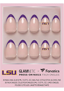 LSU Tigers Glamnetic Press On Nails Cosmetics