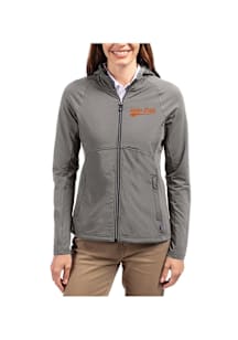 Cutter and Buck Idaho State Bengals Womens Graphite Vault Adapt Eco Light Weight Jacket