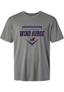 Summit Sportswear Wichita Wind Surge Graphite Homeplate Short Sleeve T Shirt