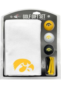 White Iowa Hawkeyes Microfiber 16x40 Golf Gift Set