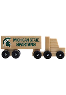 Michigan State Spartans Wooden Semi Car