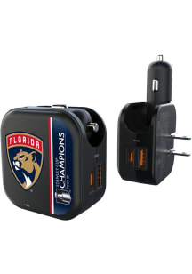 Florida Panthers 2025 Stanley Cup Champions 2in1 Phone Charger