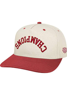 Indiana Hoosiers 2026 National Champs Heritage Adjustable Hat - Ivory