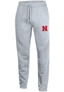 Mens Nebraska Cornhuskers Grey Gear for Sports Big Cotton Slim Sweatpants