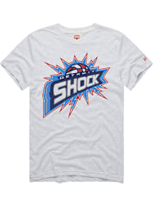 Homage Detroit Shock Ash Primary Logo Short Sleeve Fashion T Shirt