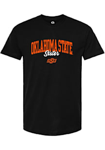 Summit Sportswear Oklahoma State Cowboys Womens Black Sister Short Sleeve T-Shirt