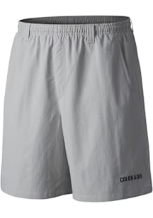 Columbia Colorado Buffaloes Mens Grey Heat Seal Backcast Shorts