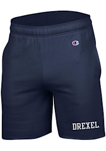 Mens Drexel Dragons Navy Blue Champion Powerblend Shorts