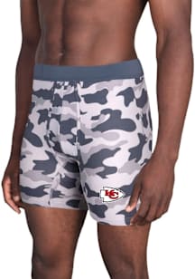 Concepts Sport Kansas City Chiefs Mens Charcoal Invincible Boxer Brief Boxer Shorts