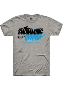 Big Ten Dark Grey Rally 2025 Womens Swimming &amp; Diving Championship Short Sleeve Fashion T Shirt