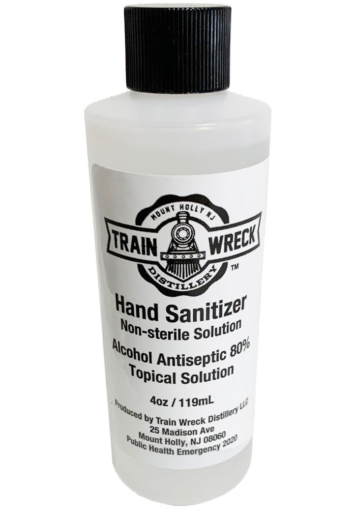 Train Wreck Distillery 4oz Hand Sanitizer