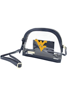 West Virginia Mountaineers Half moon Womens Clear Tote