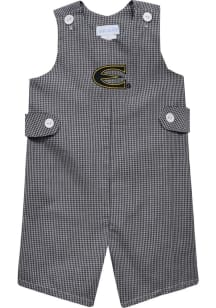 Vive La Fete Emporia State Hornets Toddler Black Gingham Overalls