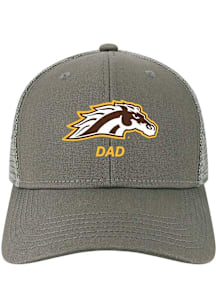 Legacy Western Michigan Broncos Dad Mid Pro Trucker Adjustable Hat - Charcoal