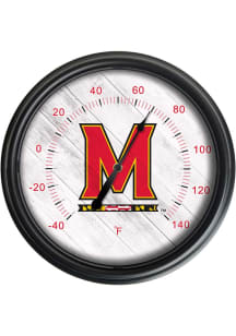Black Maryland Terrapins Outdoor Thermometer Weather Tool