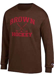 Champion Brown Bears Brown Hockey Jersey Long Sleeve T Shirt