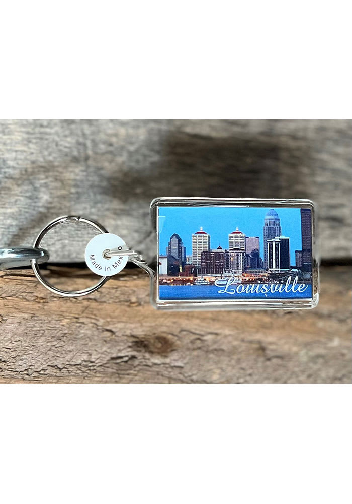 Louisville Lousiville Postcard Keychain
