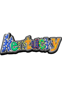 Kentucky Kentucky Script in Colorful Font Magnet