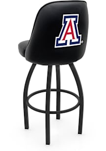 Arizona Wildcats Padded Swivel Pub Stool - Black