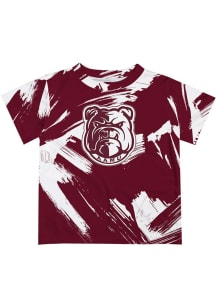 Vive La Fete Alabama A&amp;M Bulldogs Toddler Maroon Paint Brush Short Sleeve T-Shirt