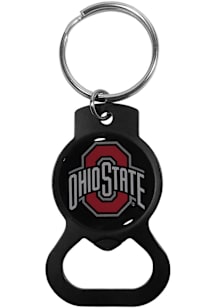 Black Ohio State Buckeyes Logo Keychain