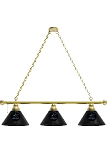 Miami Marlins 3 Shade Gold Billiard Lamp