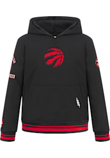 Pro Standard Toronto Raptors Boys Black Retro Classics Long Sleeve Hooded Sweatshirt