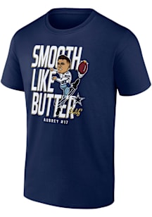 Brandon Aubrey Dallas Cowboys Navy Blue Smooth Like Butter Short Sleeve Player T Shirt