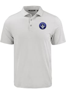 Cutter and Buck Montreal Impact Mens Grey Coastline Eco Short Sleeve Polo