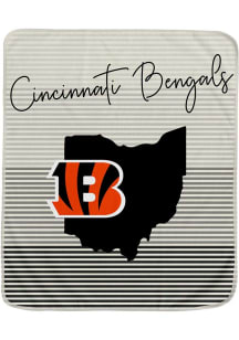 Cincinnati Bengals State Stripe Fleece Blanket