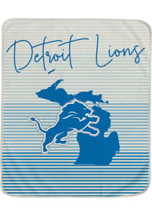 Detroit Lions State Stripe Fleece Blanket